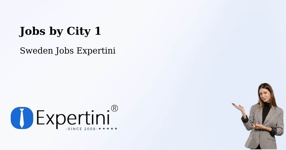 City Jobs in Sweden - Expertini