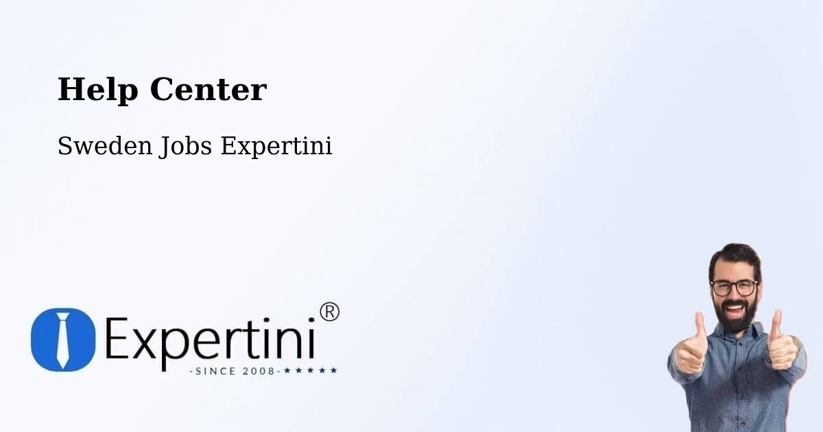 Help Center – Enköping - Sweden Jobs Expertini